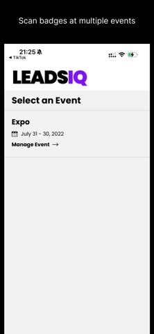 LeadsIQ iPhone screenshot