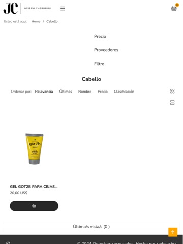 Joseph Cherubini iPad screenshot