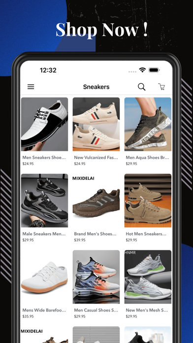 Cheap Men's Sport Shoes Shop Screenshot