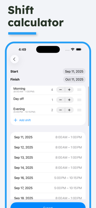 Time Calculator - Work Hours Screenshot 3 of 10