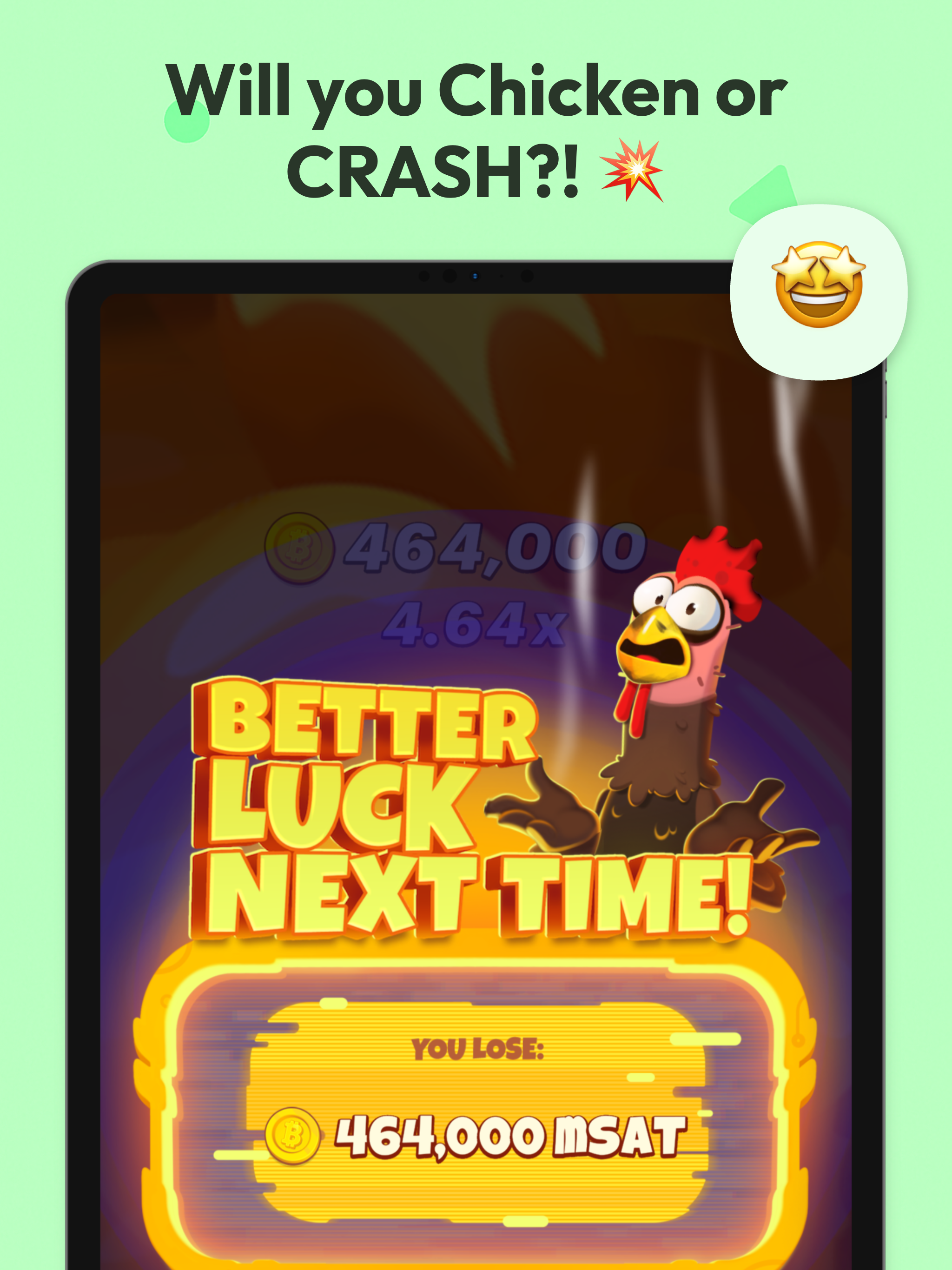 Chicken or Crash: Earn Bitcoin screenshot 17