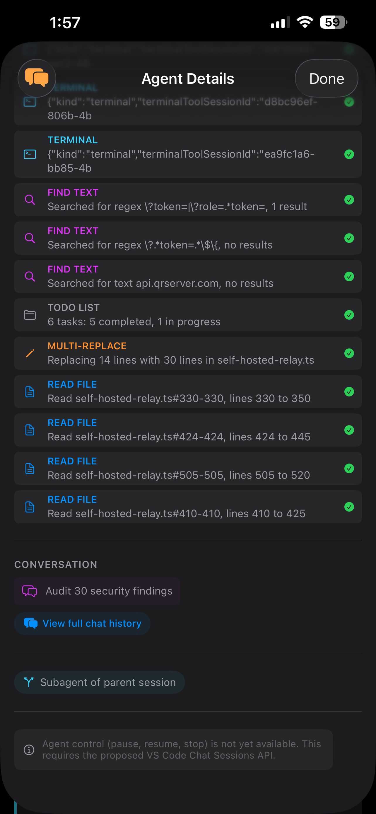 VS Code Agent Dashboard screenshot 8