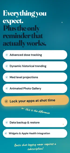 ShotLock: GLP-1 Shot Tracker screenshot 2