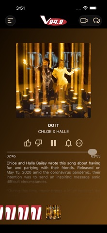 V94.9 screenshot