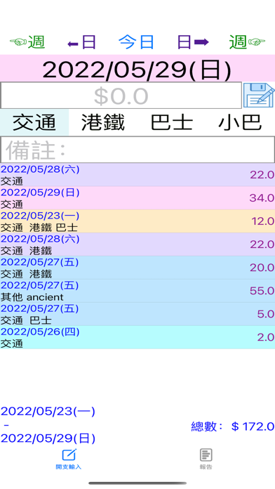 Screenshot #1 pour 每週開支