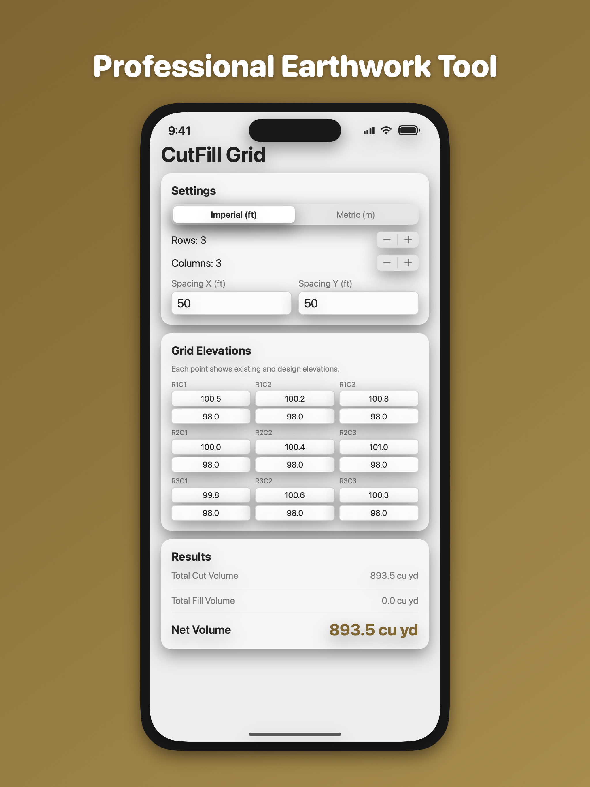 Cut & Fill Volume Calc screenshot 7