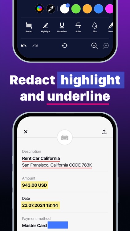 Screenshot Editor - Text Blur