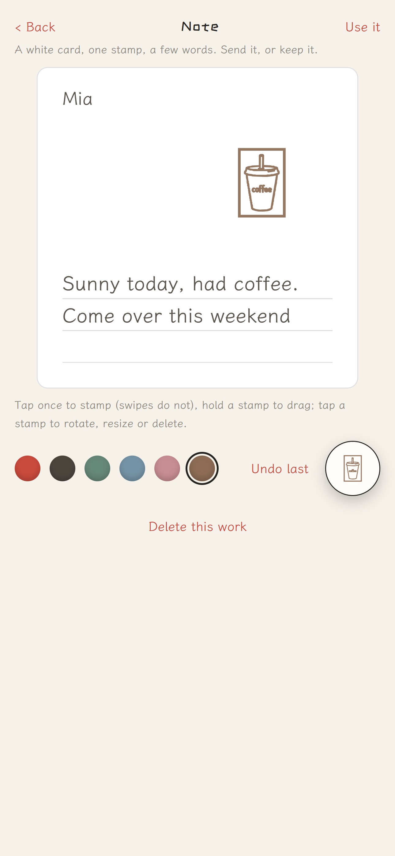 Screenshot 5 of Stamp Carver: Your Own Mark