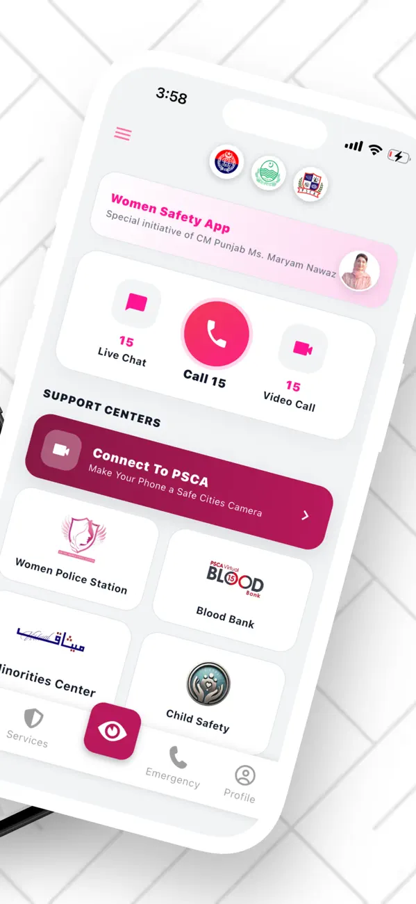 Screenshot #2 pour Punjab Police-Women Safety App