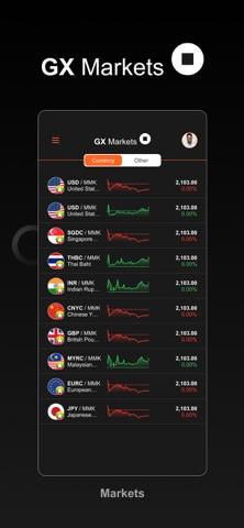 GX Markets screenshot