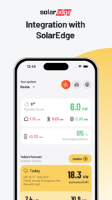 Kilowatt Solar Energy Forecast screenshot