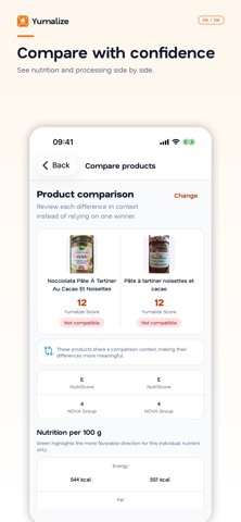 Food Products Scanner Yumalyze screenshot
