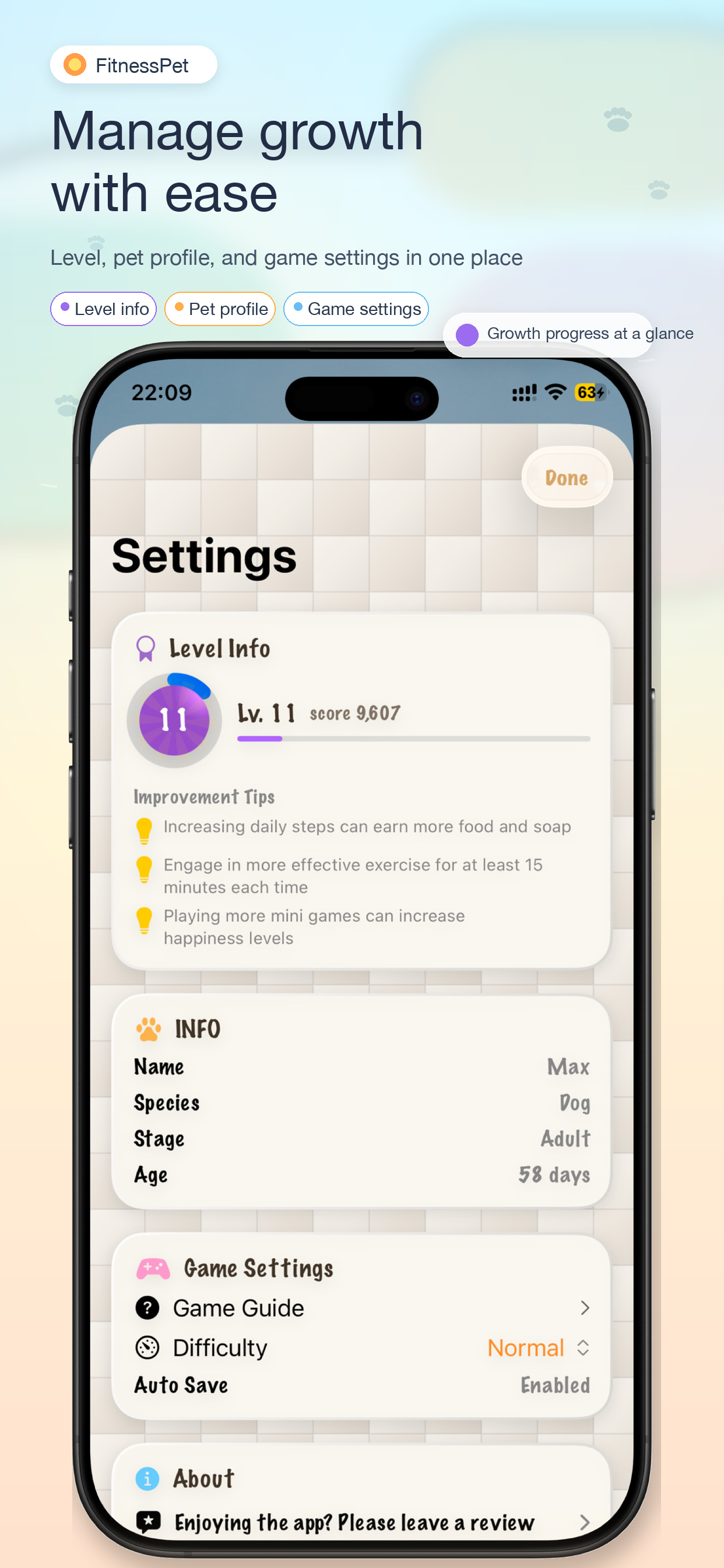 FitnessPet ：Your Fit Buddy screenshot 4