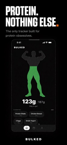 Bulked: Daily Protein Tracker Screenshot 1 of 4