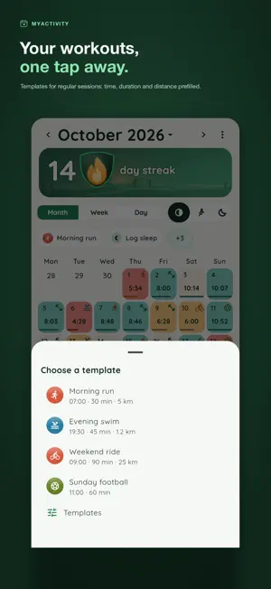 MyActivity: Workout & Sleep screenshot 3