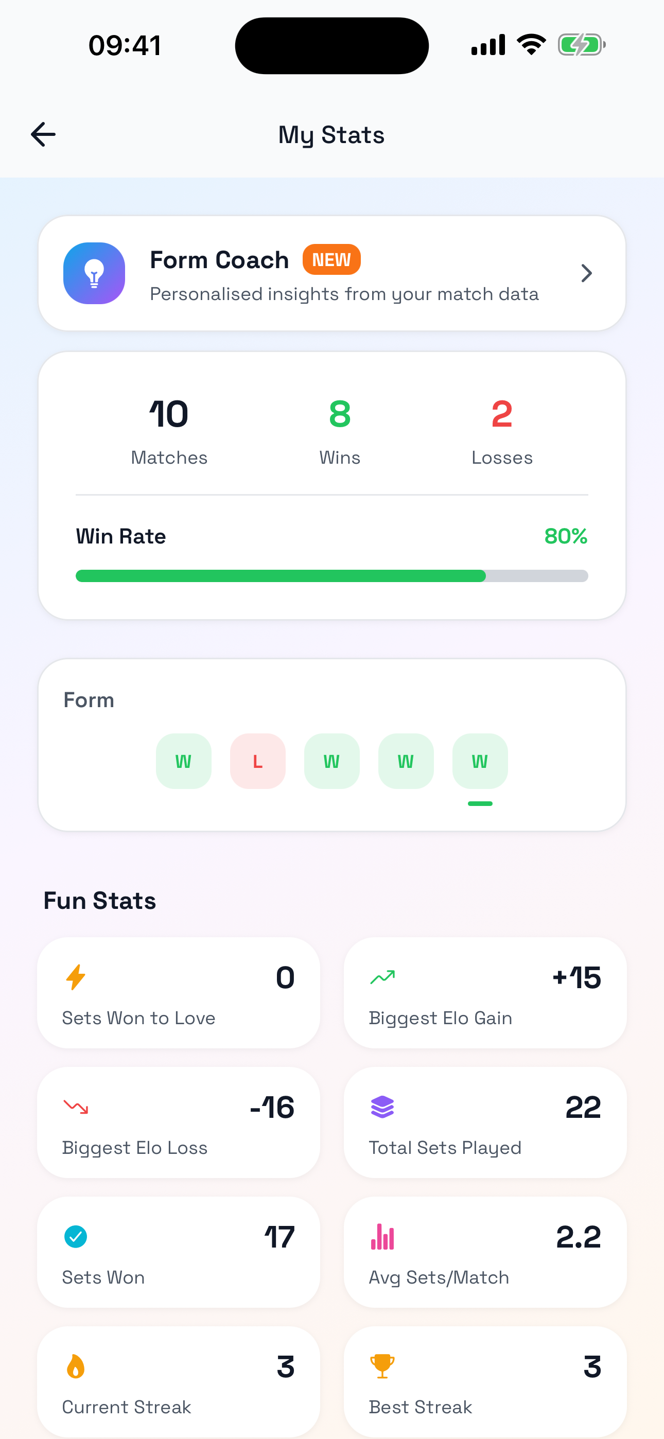 Ranked Padel: Leagues & Stats screenshot 5