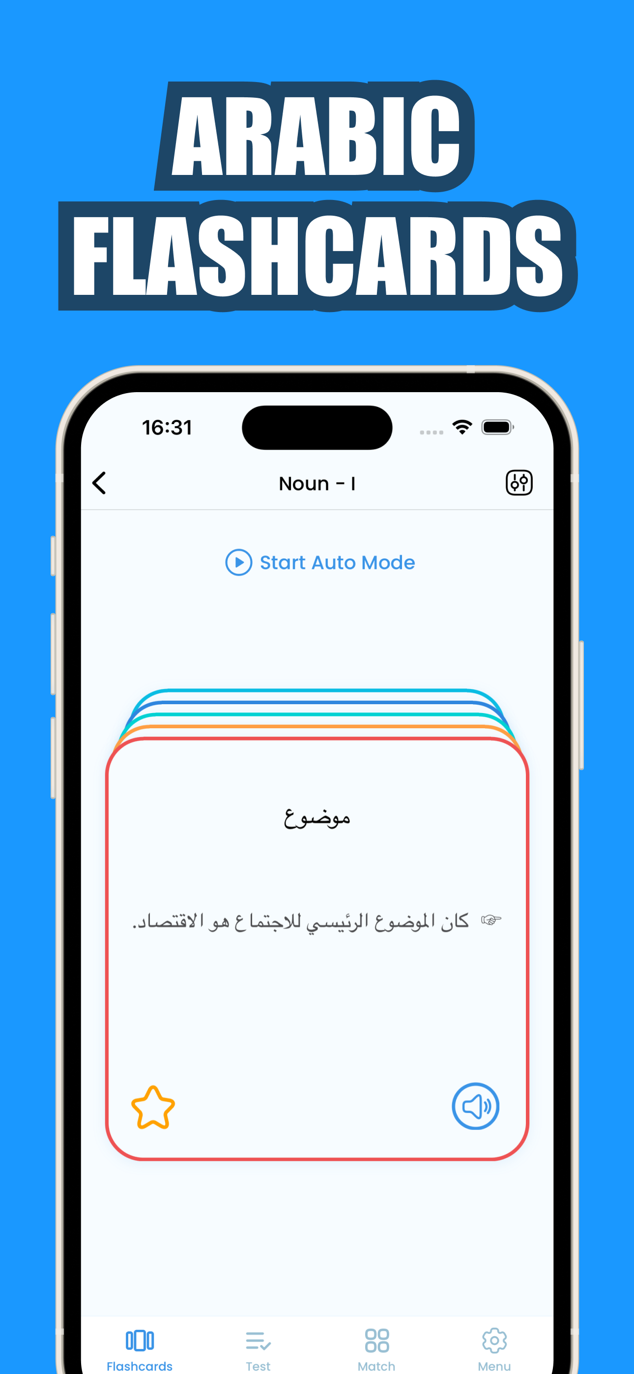 Arabic Language Learning Words
