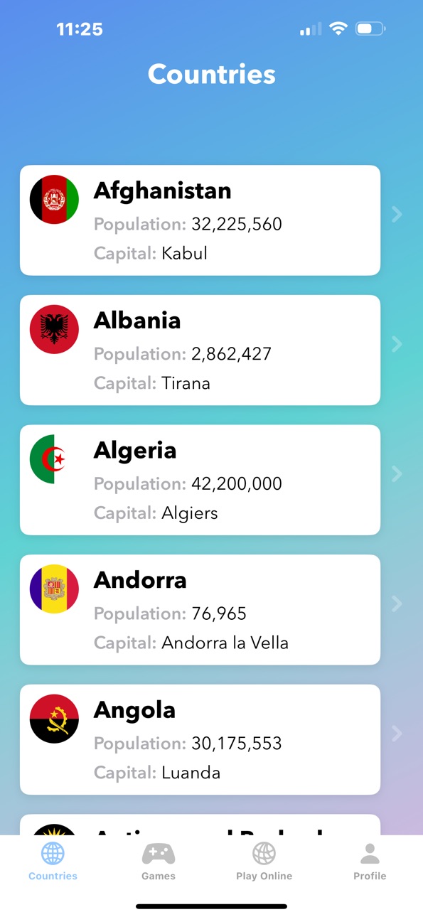 iPhone screenshot