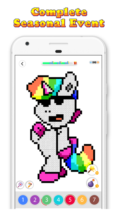 Pixel By Number: Art Puzzle Screenshot