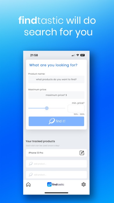 Findtastic Screenshot