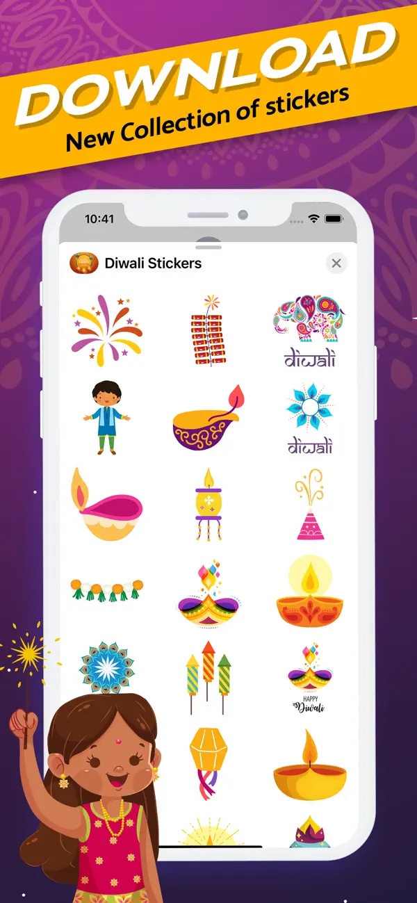 Screenshot #2 pour Happy Diwali Stickers
