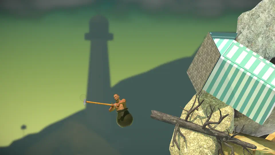 Captura de pantalla de Getting Over It+ en iPhone 2