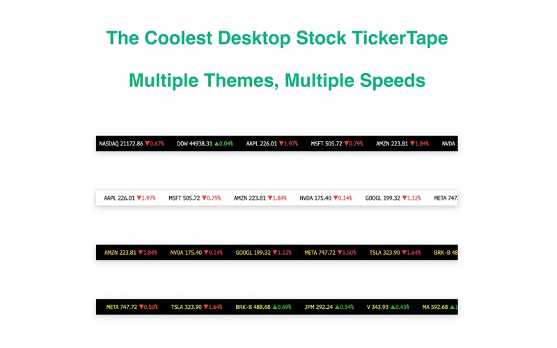 TickerTape - Stock Price Quote app screenshot