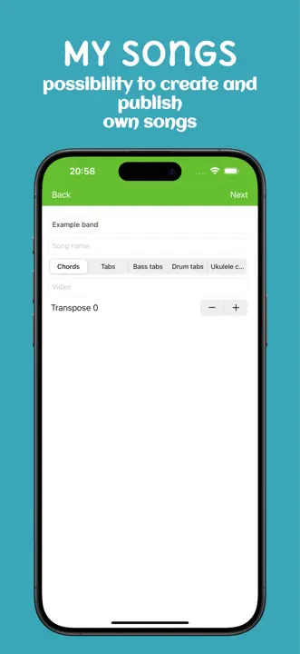 Guitar chords and tabs: Screenshot 6 von 6