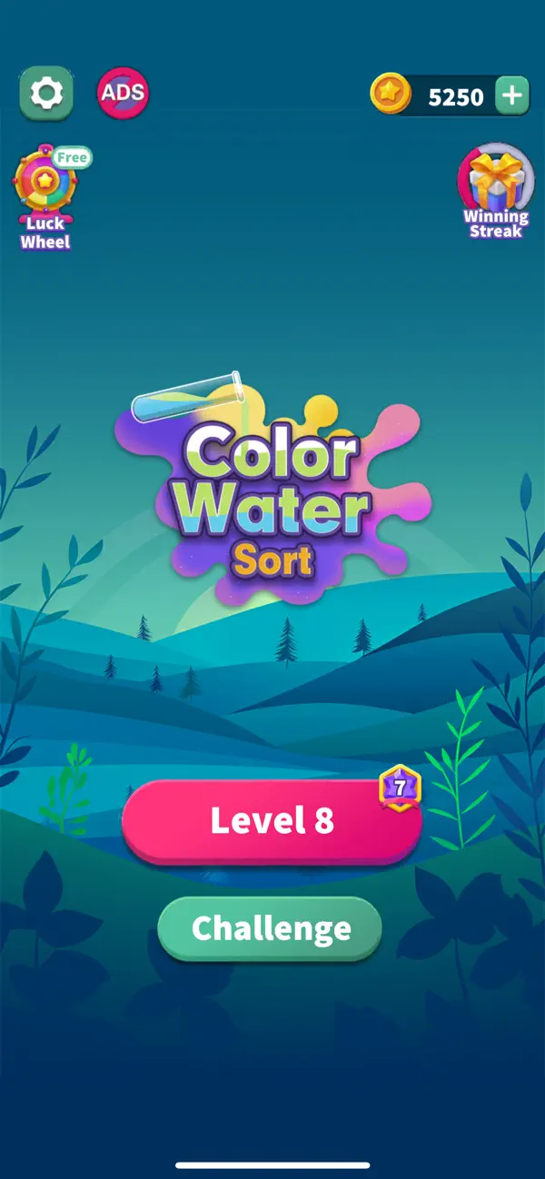 Screenshot #1 pour Color Water Sort-Puz Game