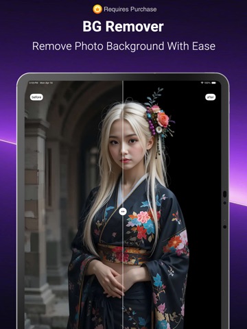 AI - Photo Editor iPad screenshot