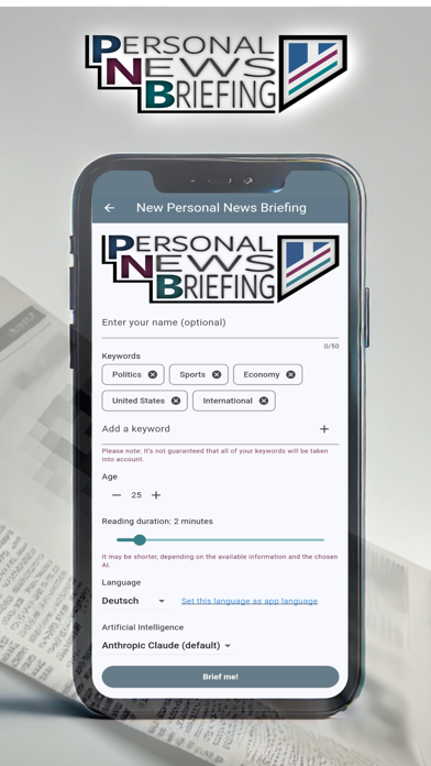 Personal News Briefing (PNB) Screenshot 3 - AppWisp.com Personal News Briefing (PNB) Screenshot 3 - AppWisp.com