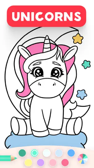 Coloring Book For Girls Kids 5 iPhone Screenshot 7