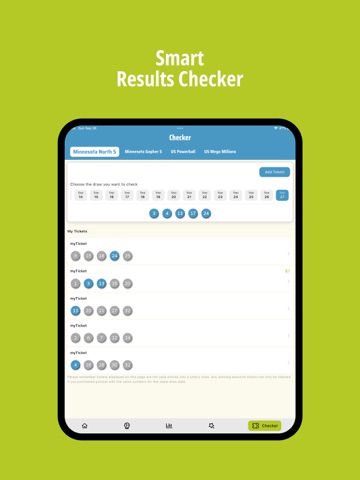 MN Lottery - Results, Trends iPad screenshot