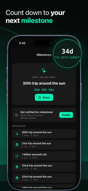 Prometheus: Age Clock & Timer screenshot 2