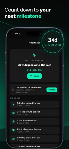Prometheus: Age Clock & Timer Screenshot 2 of 5