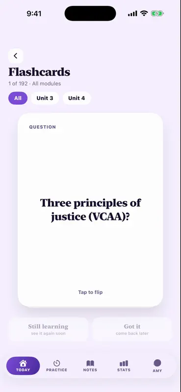VCE Legal Studies screenshot 4 of 8