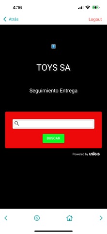 UNIGIS B2C screenshot