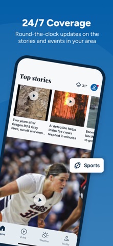 Spokane News from KREM screenshot