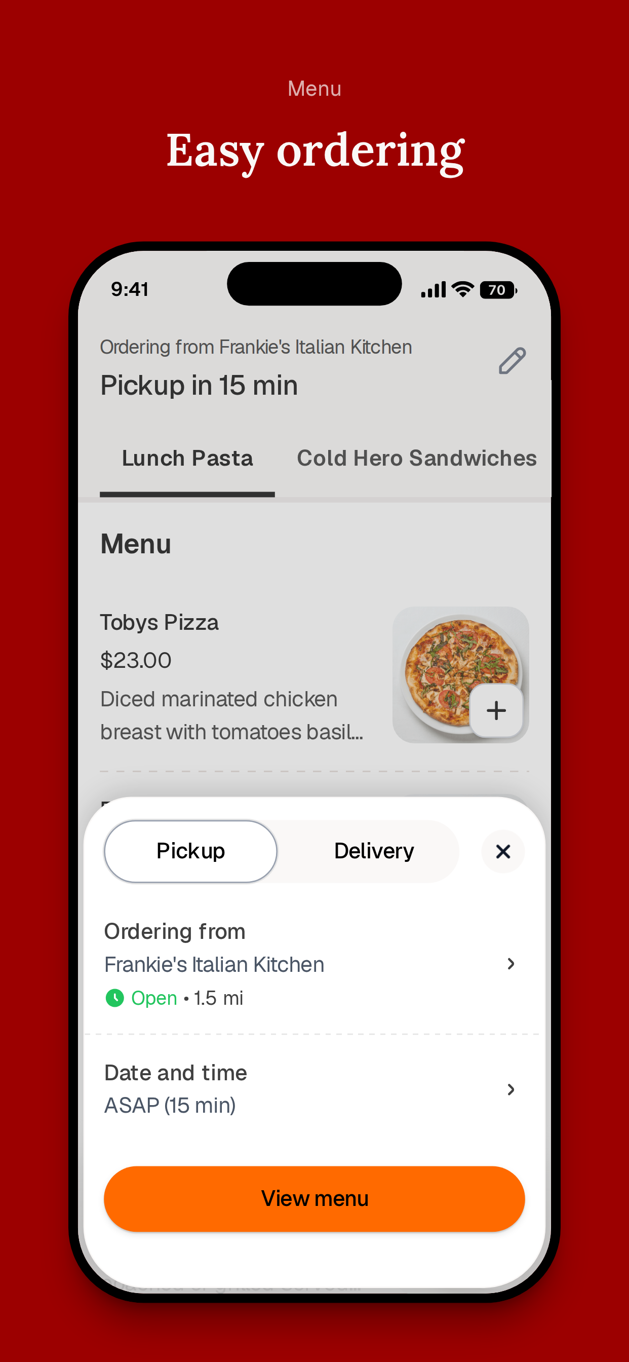 Frankies Italian Kitchen To Go screenshot 6