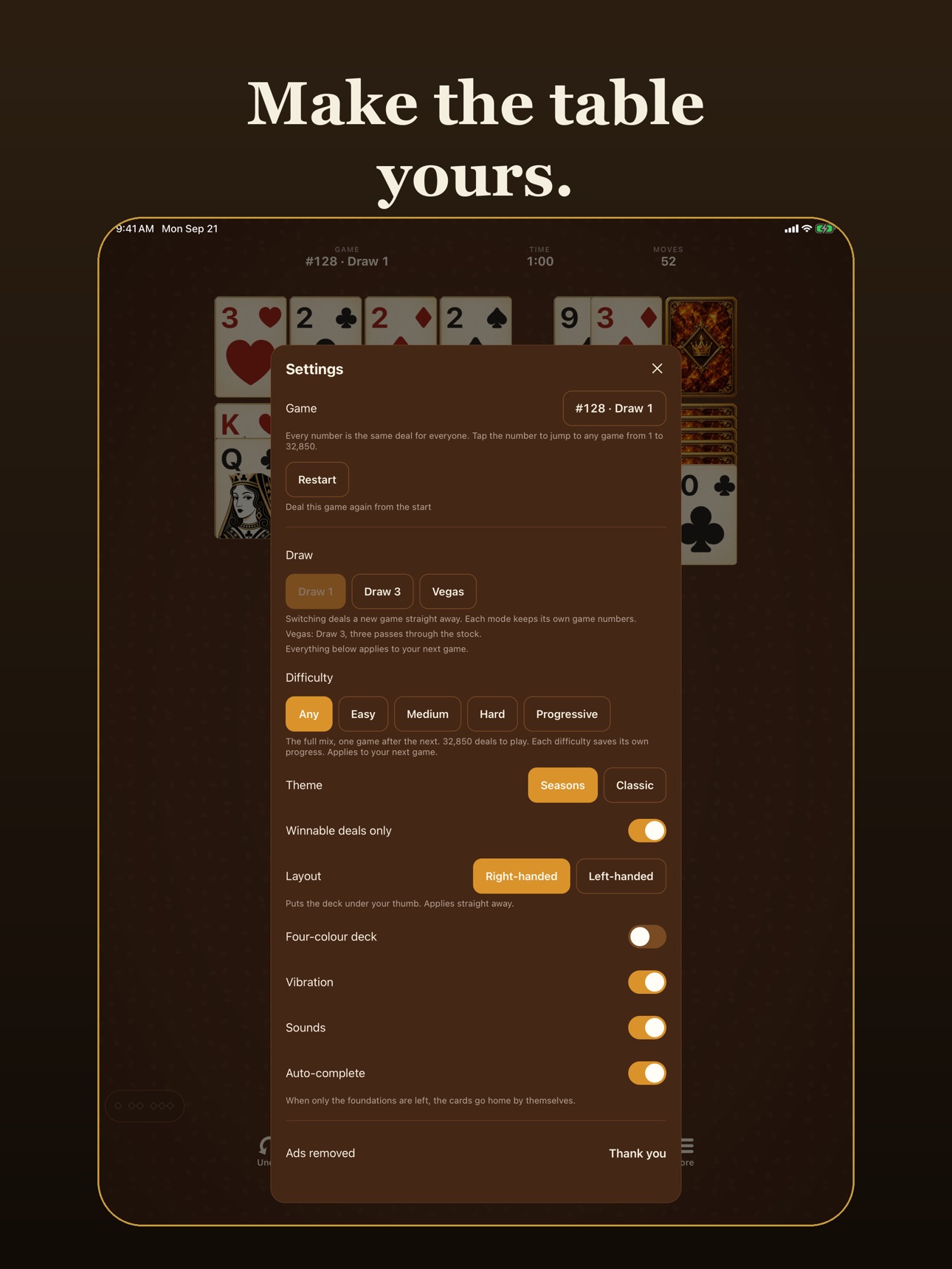 Screenshot 9 of Amber Solitaire