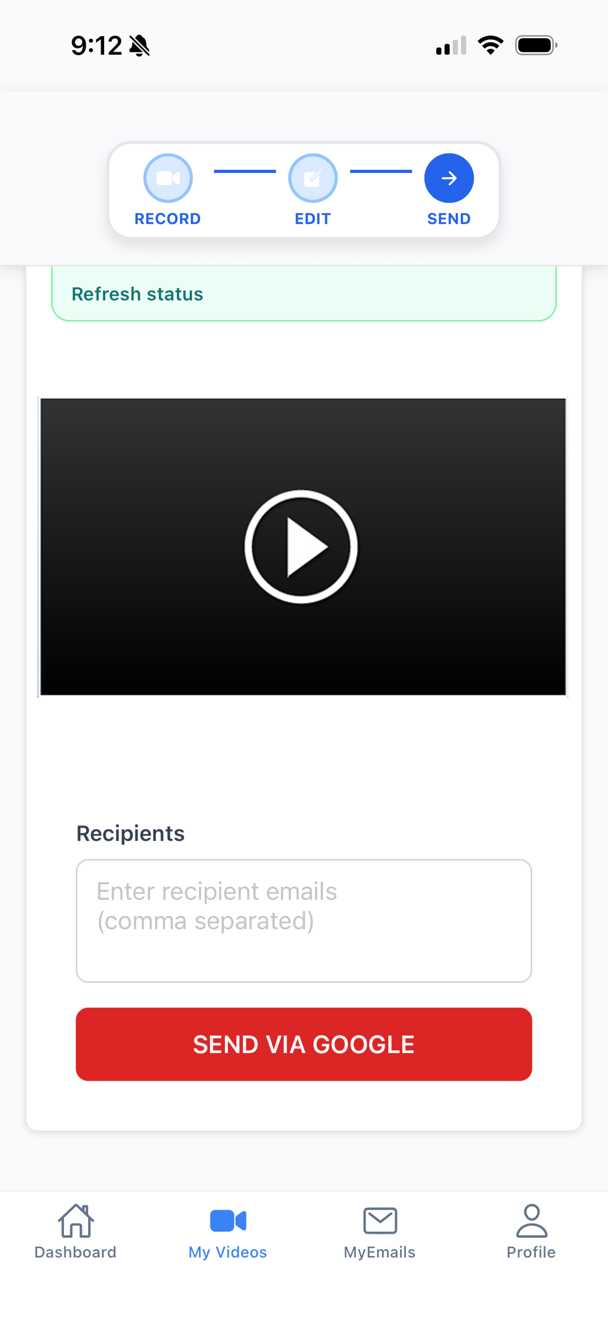 MyVideoEmail screenshot 8