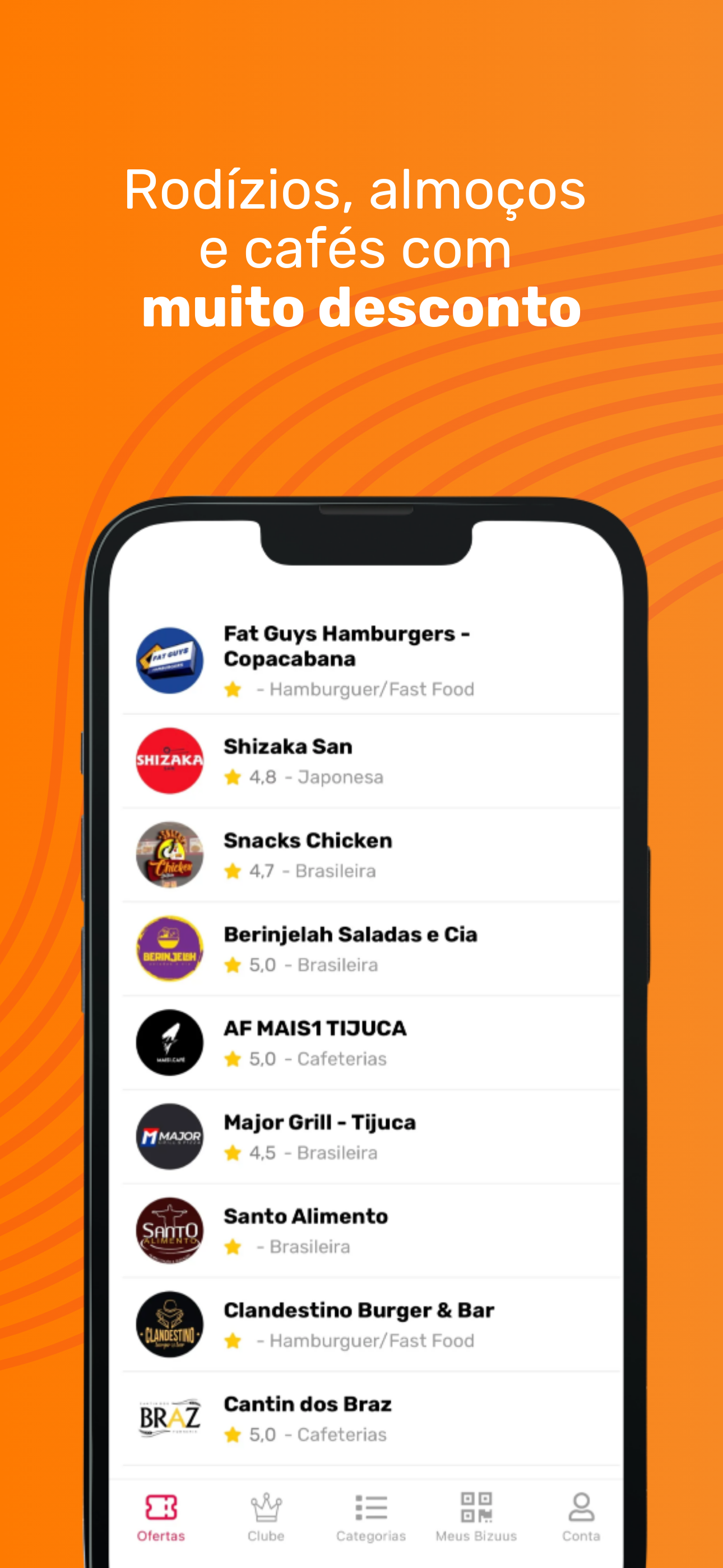 Bizuu: Promoções Restaurantes