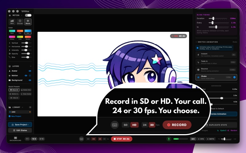 VHVox PNG TUBER screenshot