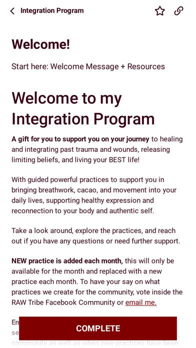 Embodied Love App Screenshot