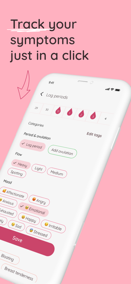 Life - Period Tracker Calendar screenshot 1