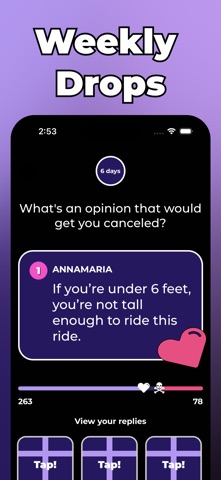 WBU – get canceled or go viral iPhone screenshot