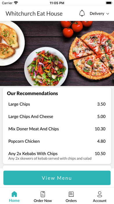 Whitchurch Eat House. Screenshot