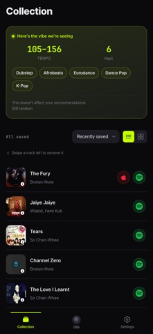UnderOwl: Dig Music Discovery Screenshot 5 of 6
