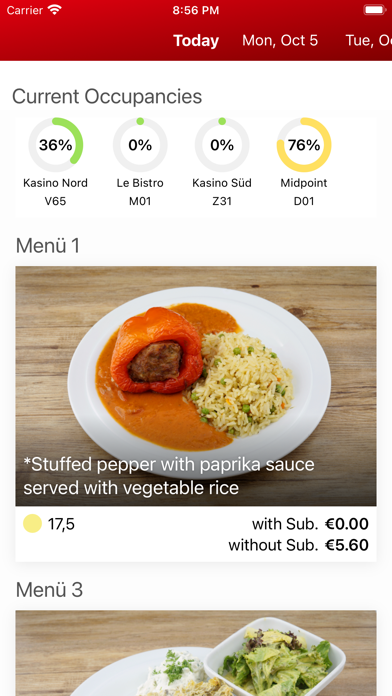 Henkel Gastronomy Screenshot