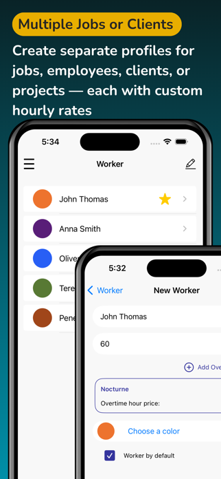 Work Hours Tracker & Paycheck Screenshot 3 of 8